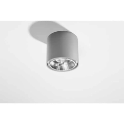 kinkiecik.pl Plafon TIUBE szary SL.0696 SOLLUX LIGHTING