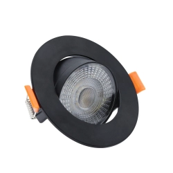 Ruchome oczko podtynkowe Plus czarne LED CCT LP-1506/1RS BK Light Prestige