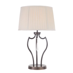 kinkiecik.pl Lampa stołowa Pimlico – 1 źródło światła – Ciemny brąz PM-TL-DB Elstead Lighting
