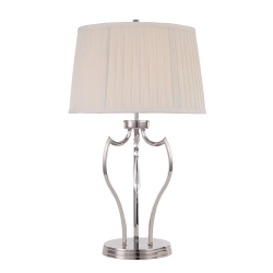 kinkiecik.pl Lampa stołowa Pimlico – 1 źródło światła – Polerowany nikiel PM-TL-PN Elstead Lighting