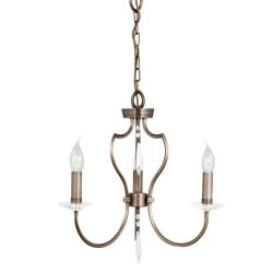 kinkiecik.pl Żyrandol Pimlico – 3 źródła światła – Ciemny brąz PM3-DB Elstead Lighting