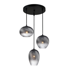 Lampa wisząca Alias PND-3672-3A-BK-SG Italux - zdjęcie produktu