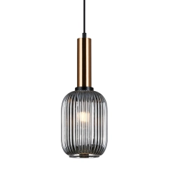 Lampa wisząca Antiola PND-5588-1M-BRO+SG Italux - zdjęcie produktu