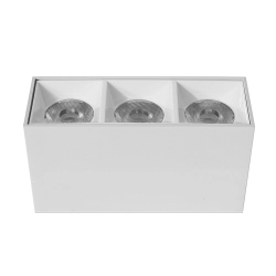 Lampa liniowa natynkowa 9w 3000K biała JDL-6T 1350DL DOMENO LIGHTING - zdjęcie dodatkowe 1