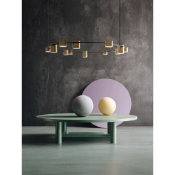 Lampa wisząca KODO 12 czarny/złoty 41333 Sigma