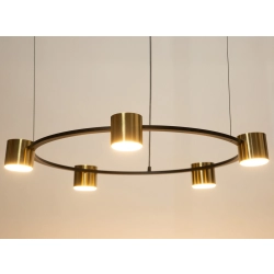 Lampa wisząca KODO 5 czarny/złoty 41329 Sigma