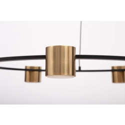Lampa wisząca KODO 7 czarny/złoty 41330 Sigma