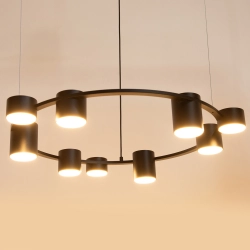 Lampa wisząca KODO 9 czarny 41338 Sigma