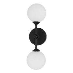 Kinkiet Ścienny AM205 2xG9 Czarny GARDA 1243DL DOMENO LIGHTING - zdjęcie produktu