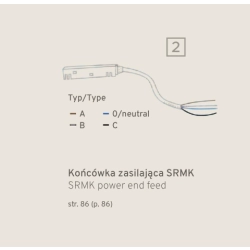Końcówka Zasilająca Do Szyn Magnetycznych LL-SRMK Biała 837DL DOMENO LIGHTING - zdjęcie dodatkowe 1