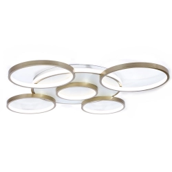 LAMPA DEKORACYJNA SUFITOWA 120W ZŁOTA + PILOT DL-Z03 SEMPRE 444DL DOMENO LIGHTING - zdjęcie dodatkowe 1