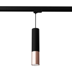 Lampa wisząca 3-fazowa LOOPEZ czarny/miedź GU10 3000K 7W 510lm MYL.00011 MAKE YOUR LIGHT