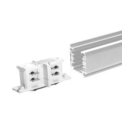 Łącznik prosty LL-DX1 – do systemu szynowego 3-fazowego TRACK SYSTEM 1529DL DOMENO LIGHTING - zdjęcie dodatkowe 1