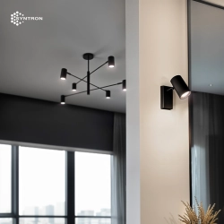 Lampa 6 x spot GU10 DD-40 czarna SIENA 1118DL DOMENO LIGHTING - zdjęcie dodatkowe 1