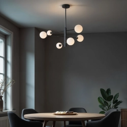 Lampa Dekoracyjna AM201 6xG9 Czarna GARDA 1245DL DOMENO LIGHTING - zdjęcie dodatkowe 1