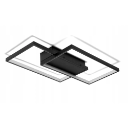 Lampa Dekoracyjna LED kolor czarny Modern 48W + Pilot DL-A02 144DL DOMENO LIGHTING - zdjęcie produktu