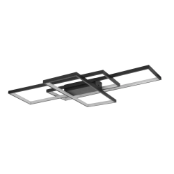 Plafon QUADRATUS 126W z Pilotem BLACK - zdjęcie produktu