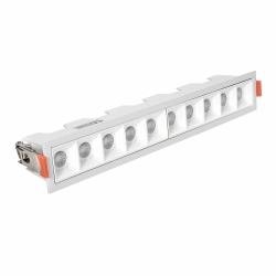 Lampa liniowa Led podtynkowa 20W 3000K BIAŁA JDL-10T 1209DL DOMENO LIGHTING - zdjęcie produktu
