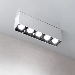 Lampa liniowa natynkowa 15w 4000K biało-czarna JDL-3T 1060DL DOMENO LIGHTING - zdjęcie dodatkowe 1