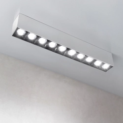 Lampa liniowa natynkowa 30w 3000K biało-czarna JDL-4T 1063DL DOMENO LIGHTING - zdjęcie dodatkowe 1