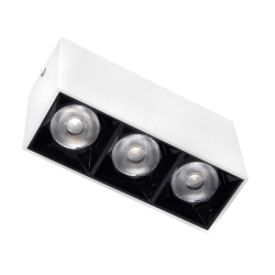 Lampa liniowa natynkowa 9w 3000K biało-czarna JDL-6T 1055DL DOMENO LIGHTING - zdjęcie produktu