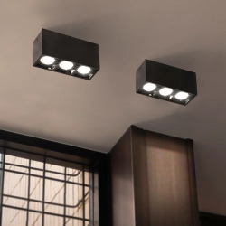 Lampa liniowa natynkowa 9w 3000K czarna JDL-6T 1057DL DOMENO LIGHTING - zdjęcie dodatkowe 1