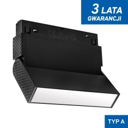 Lampa magnetyczna DDCX-B20 czarna 6W 3000K 1018DL DOMENO LIGHTING - zdjęcie produktu