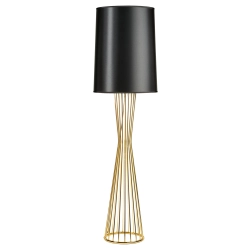 Lampa podłogowa FILO-1 czarno - złota 145 cm MF1235 Step into Design