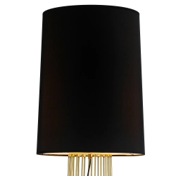 Lampa podłogowa FILO-2 czarno - złota 156 cm MF1236 Step into Design