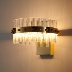 Lampa ścienna AURA złota 18 cm DW925 Step into design