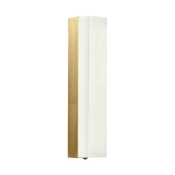 Lampa ścienna BLOCK biały marmur i mosiądz 40 cm ST-3390 Step into design