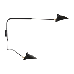 Lampa ścienna CRANE-2W S czarna 110 cm W8702-S Step into Design