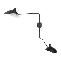 Lampa ścienna CRANE-2W S czarna 110 cm W8702-S Step into Design