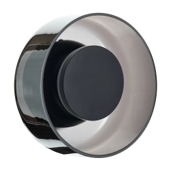 Lampa ścienna DONUT 18 cm - LED, szkło, szaro-czarna ST-5072W smoky black Step into design