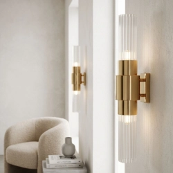 Lampa ścienna VERTI 50 cm - LED, kinkiet liniowy, transparentny ST-HC-D14-H500 Step into design