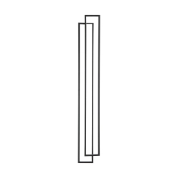 Lampa ścienna SYMMETRY-200 LED czarna 200 cm ST-MD1027L Step into Design