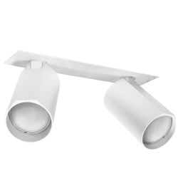Lampa sufitowa wpuszczana BORA KJ2104 2xGU10 biały 1615DL DOMENO LIGHTING - zdjęcie produktu