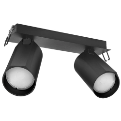 Lampa sufitowa wpuszczana BORA KJ2104 2xGU10 czarny 1614DL DOMENO LIGHTING - zdjęcie dodatkowe 1
