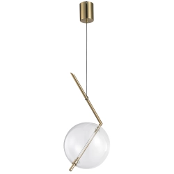 Lampa wisząca AMORE - 1 LED złota 24 cm ST-8869P-1 Step into design