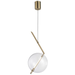 Lampa wisząca AMORE - 1 LED złota 24 cm ST-8869P-1 Step into design