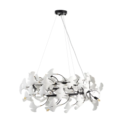 Lampa wisząca BOTANIKA 80 cm XY080P-80 black Step into design