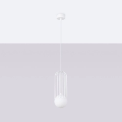 Lampa wisząca BRINA 1 biała SL.1331 SOLLUX LIGHTING