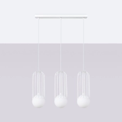 Lampa wisząca BRINA 3L biała SL.1333 SOLLUX LIGHTING