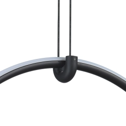 Lampa wisząca COCO 1 LED czarna 40 cm ST-10339P/1H Step into design