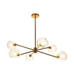 Lampa wisząca COSMIC-6 złota 75 cm ST-8954-P6 Step into design