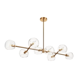 Lampa wisząca COSMIC-8 złota 85 cm ST-8954-P8 Step into design