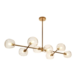 Lampa wisząca COSMIC-8 złota 85 cm ST-8954-P8 Step into design