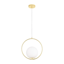 Lampa wisząca COSTA ROUND złota 35 cm DP0001A-350R Step into Design