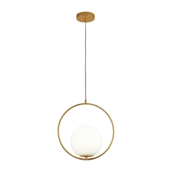Lampa wisząca COSTA ROUND złota 35 cm DP0001A-350R Step into Design