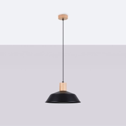 Lampa wisząca FANO czarna SL.1322 SOLLUX LIGHTING